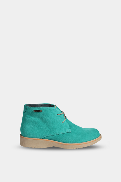 BOTINES PARA MUJER FRANCESA CUERO MENTA
