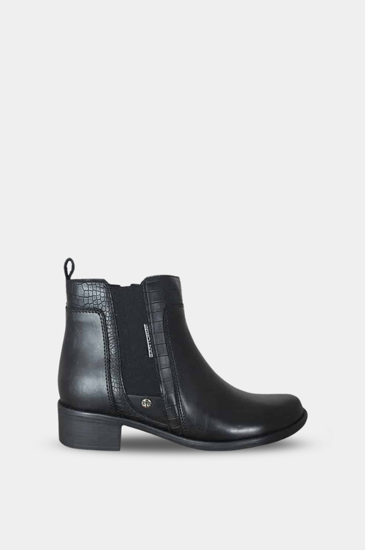 BOTINES PARA MUJER BOLONIA NEGRO