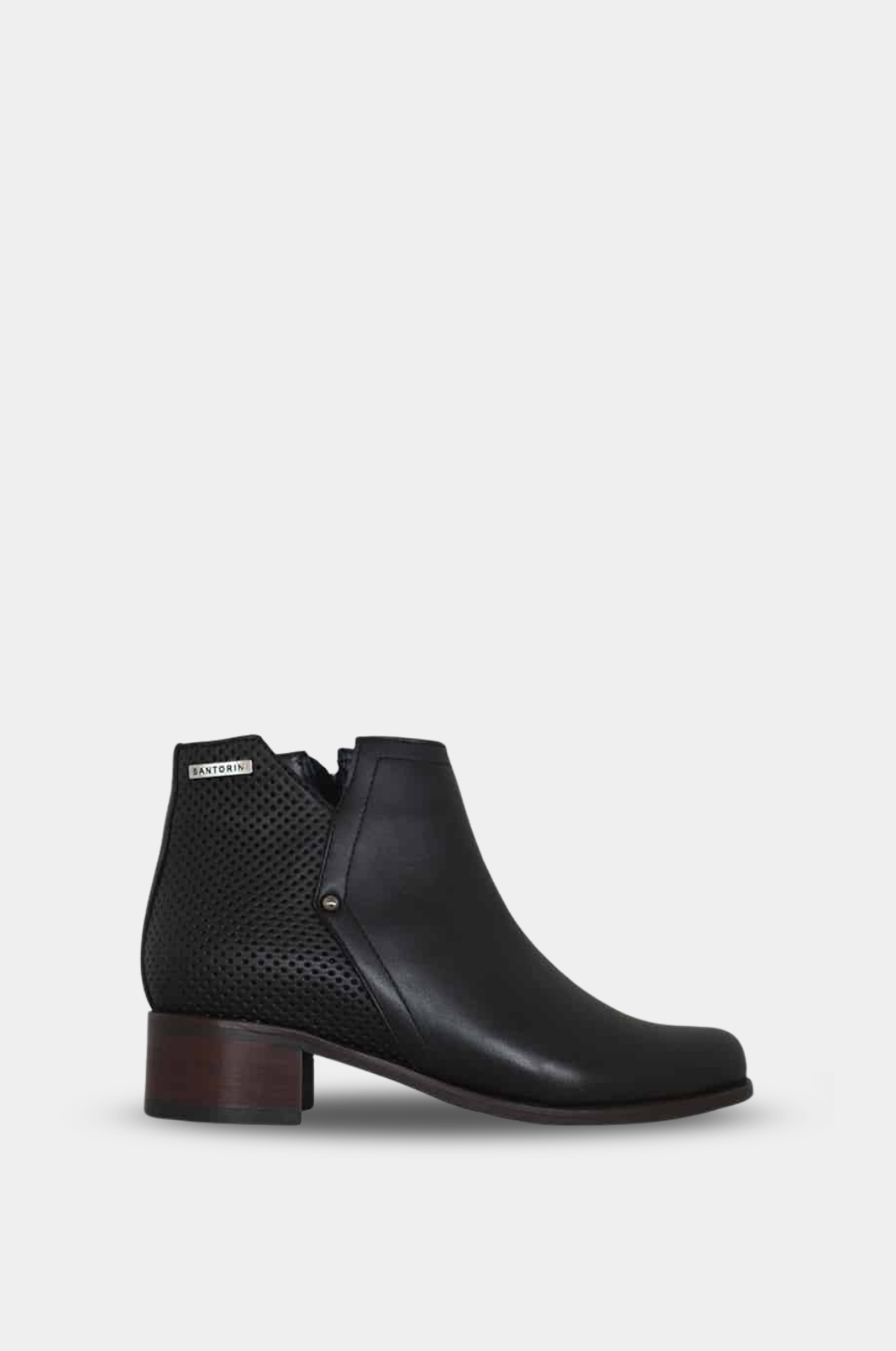 BOTINES PARA MUJER NILUS CUERO NEGRO