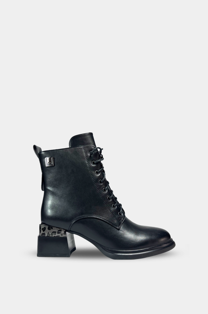 BOTINES PARA MUJER NERA NEGRO