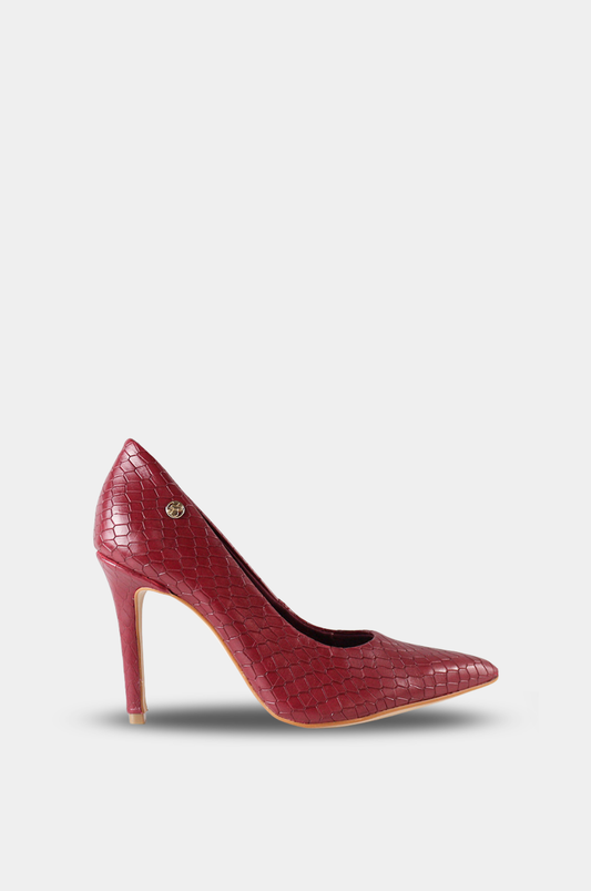 TACONES PARA MUJER KARINA CUERO CEREZA