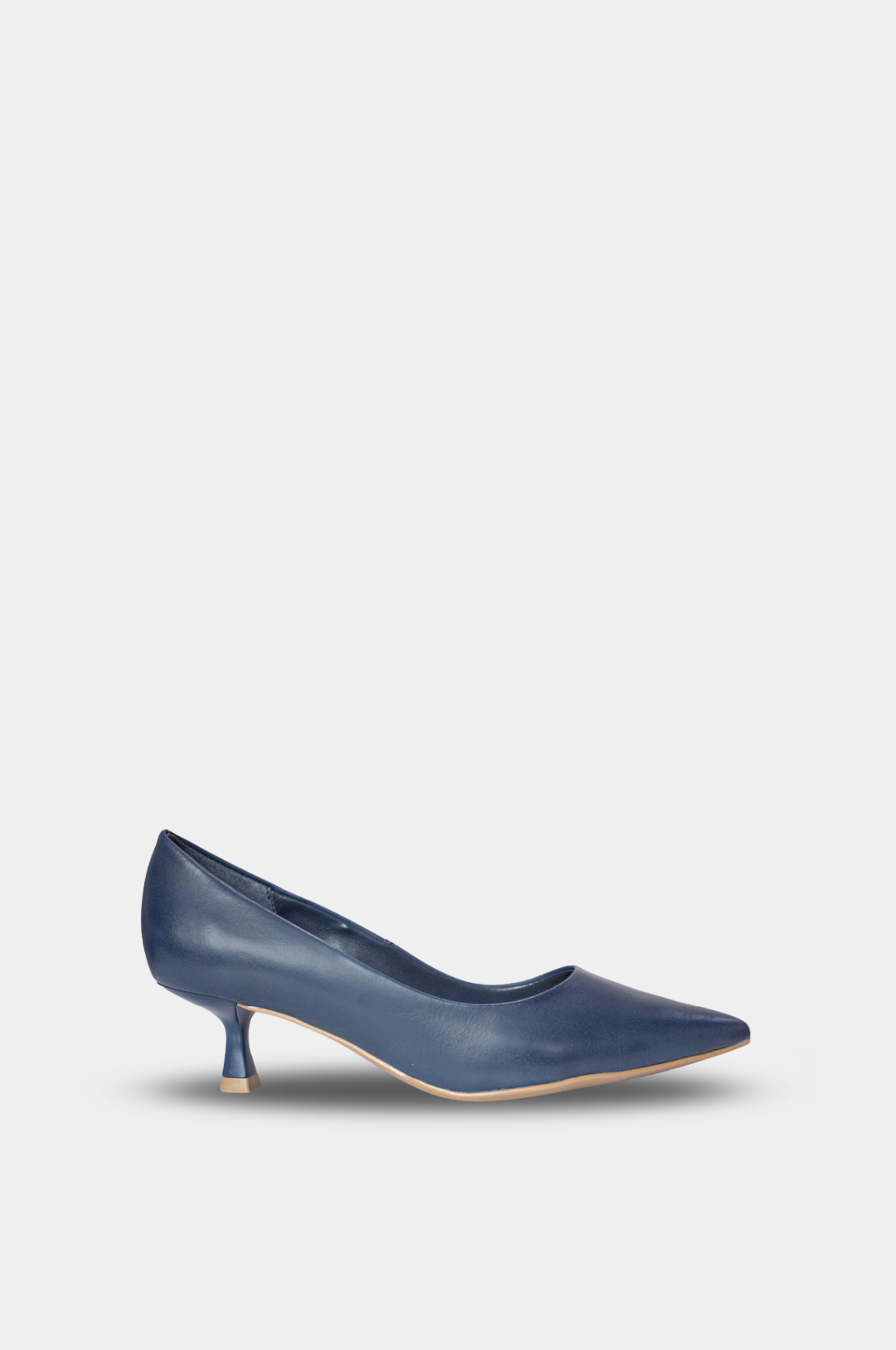 TACONES PARA MUJER ISADORA CUERO AZUL