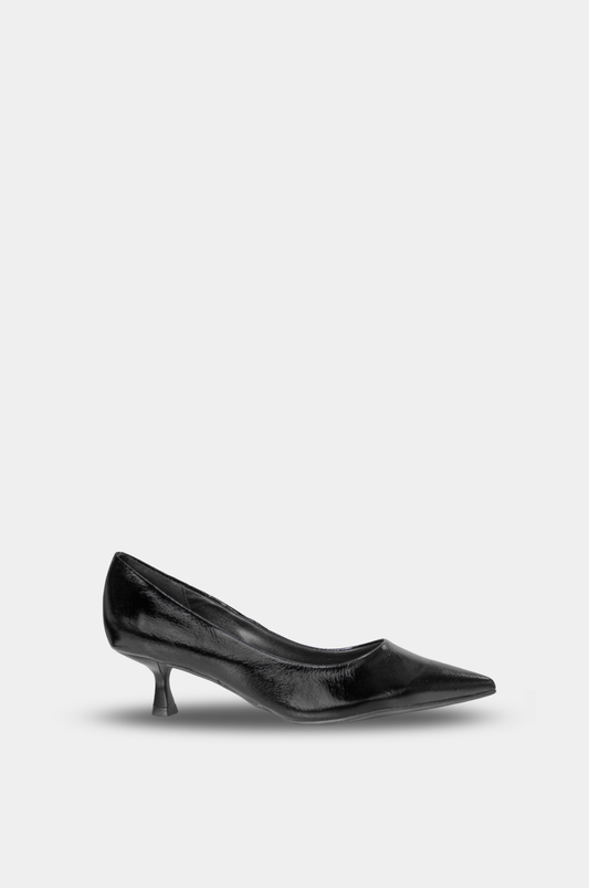 TACONES PARA MUJER ISADORA CUERO NEGRO