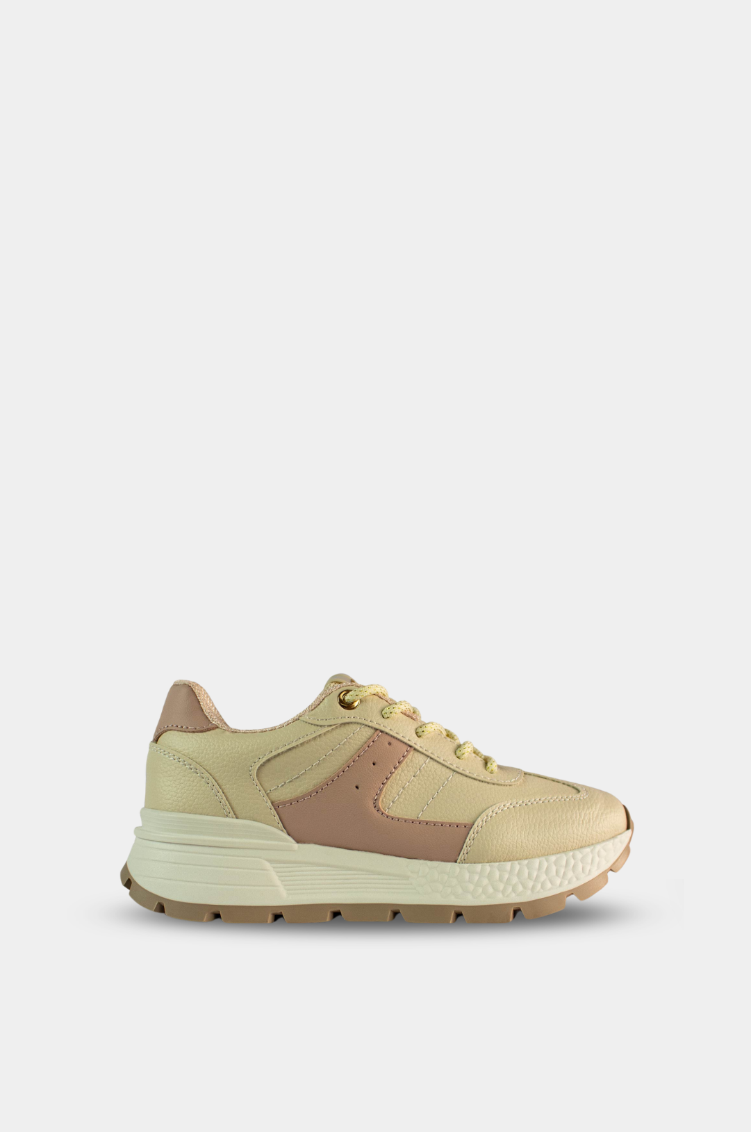 TENIS PARA MUJER GLOW BEIGE